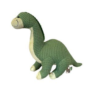 PORTLAND PLUSH DRAKE DINO DINOSAUR BRONTOSAURUS 8” Green Knit